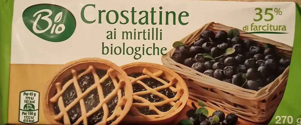 Crostatine ai Mirtilli Biologiche