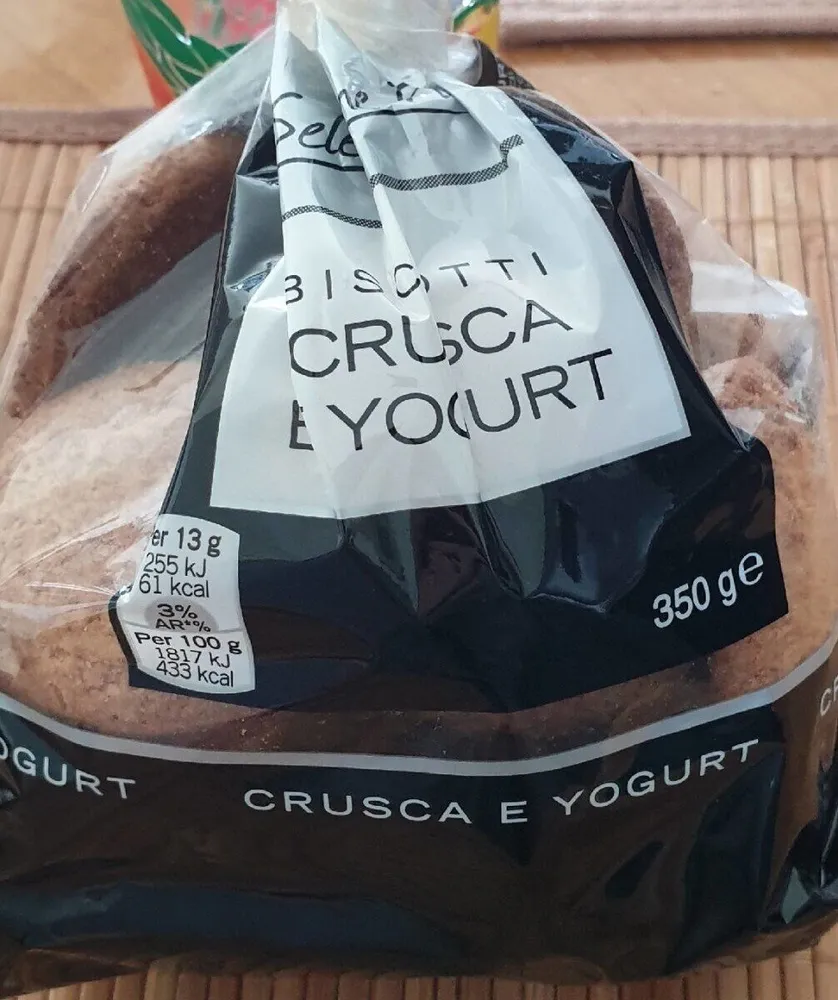 Biscotti crusca e yogurt