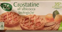 Crostatine all'albicocca biologiche