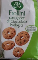 Frollini con gocce di cioccolato biologici