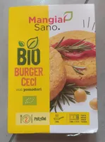 Bio Burger ceci con pomodori