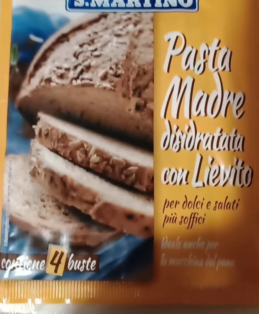 pasta madre disidratata con lievito
