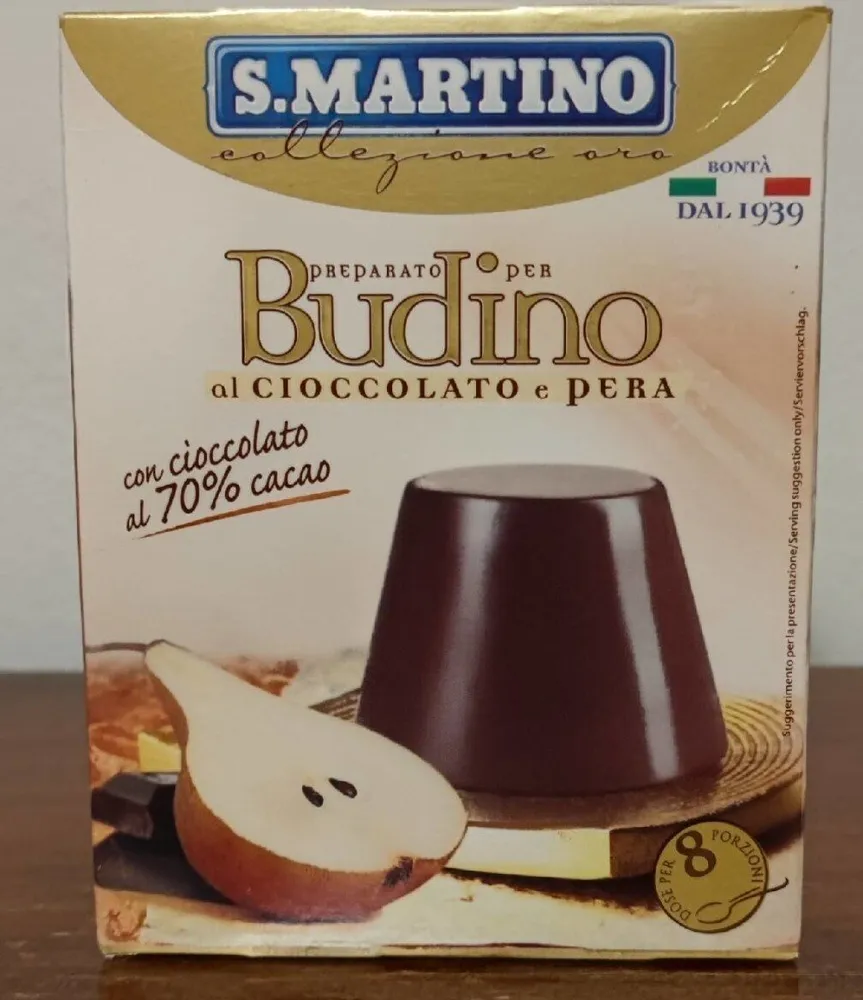 Budino cioccolato e pera
