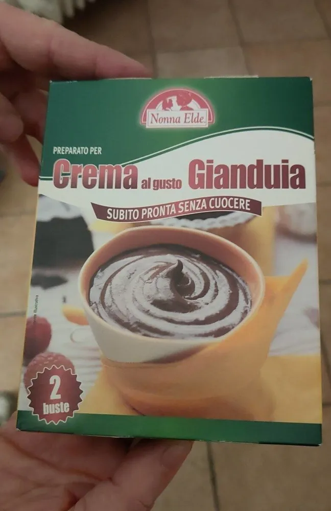 Preparato per crema al gusto gianduia