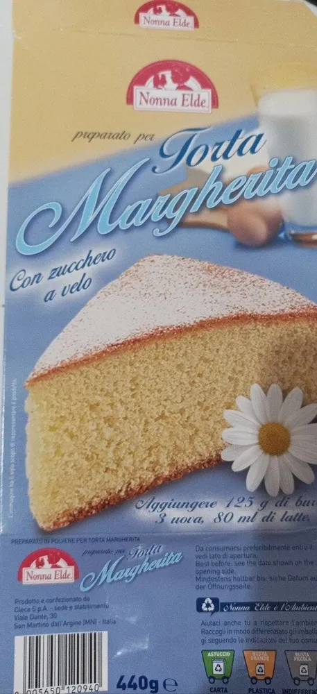 Preparato per torta margherita