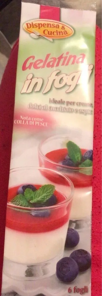 Gelatina in fogli