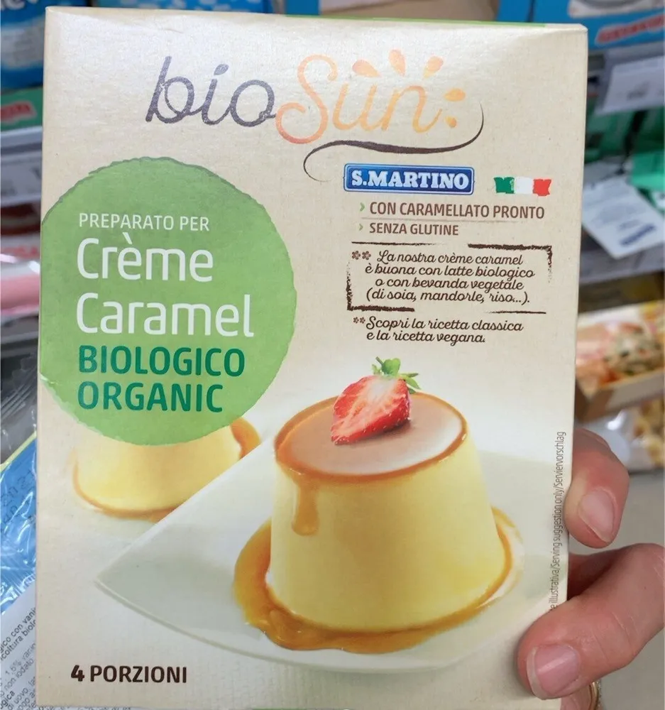 Creme caramel bio