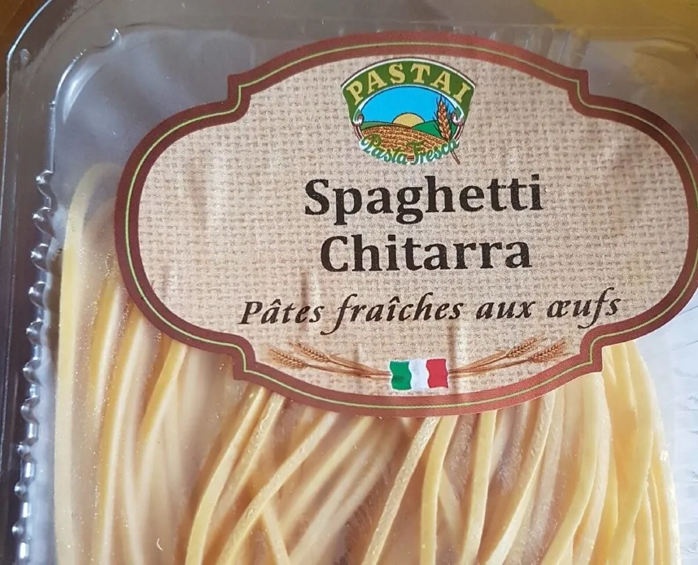 Spaghetti chitarra pâtes fraîches aux oeufs