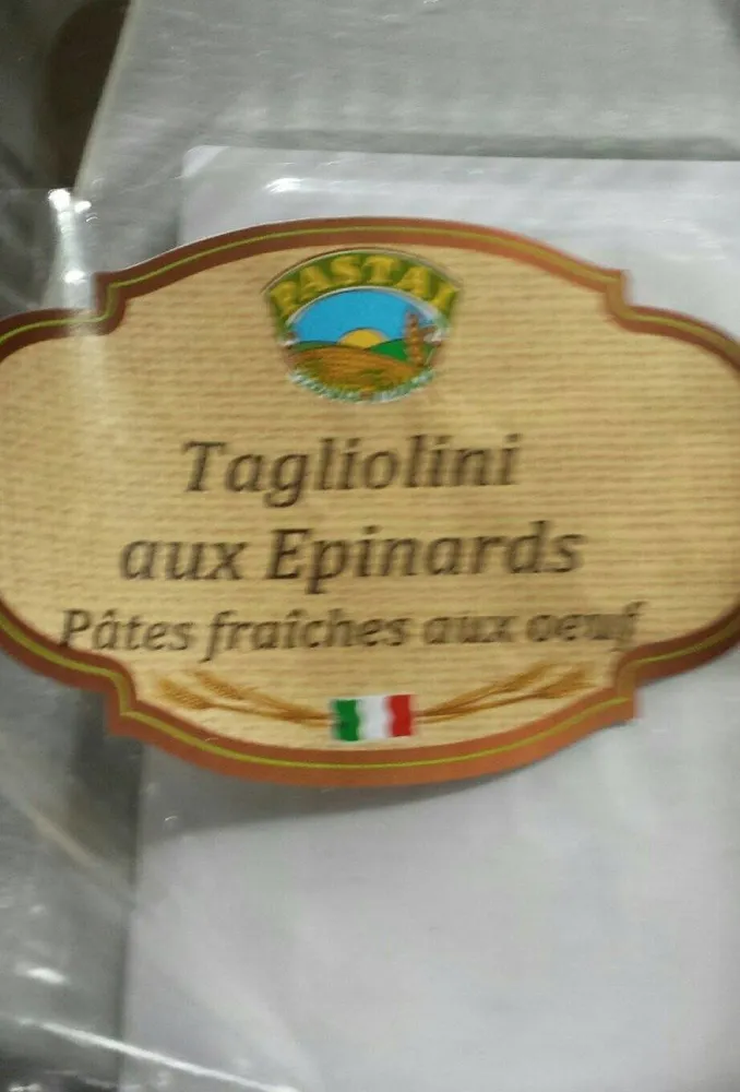 Taglioni aux épinards