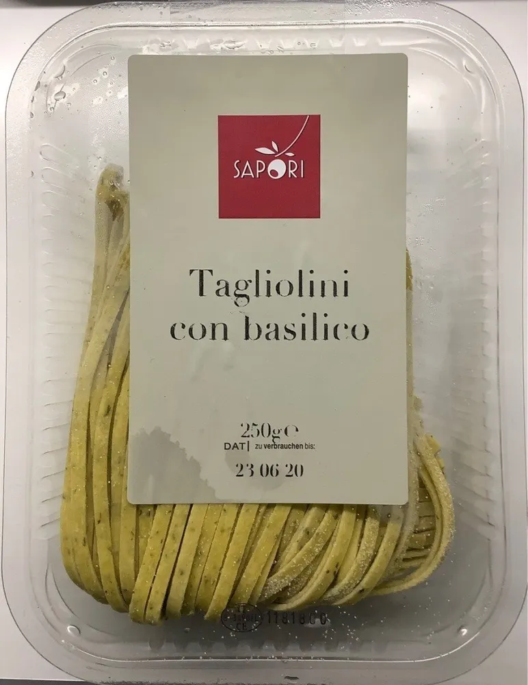 Tagliolini au Basilic