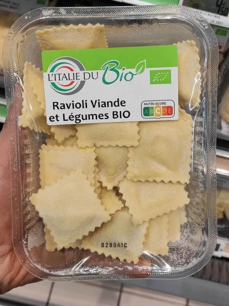 Ravioli viande et légumes Bio