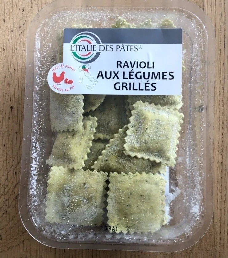 Ravioli aux légumes grillés