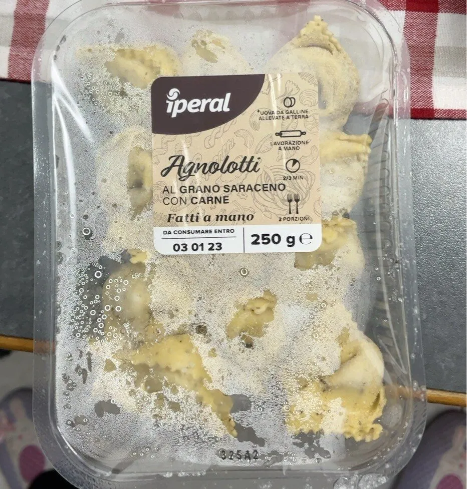 Agnolotti al grano saraceno con carne