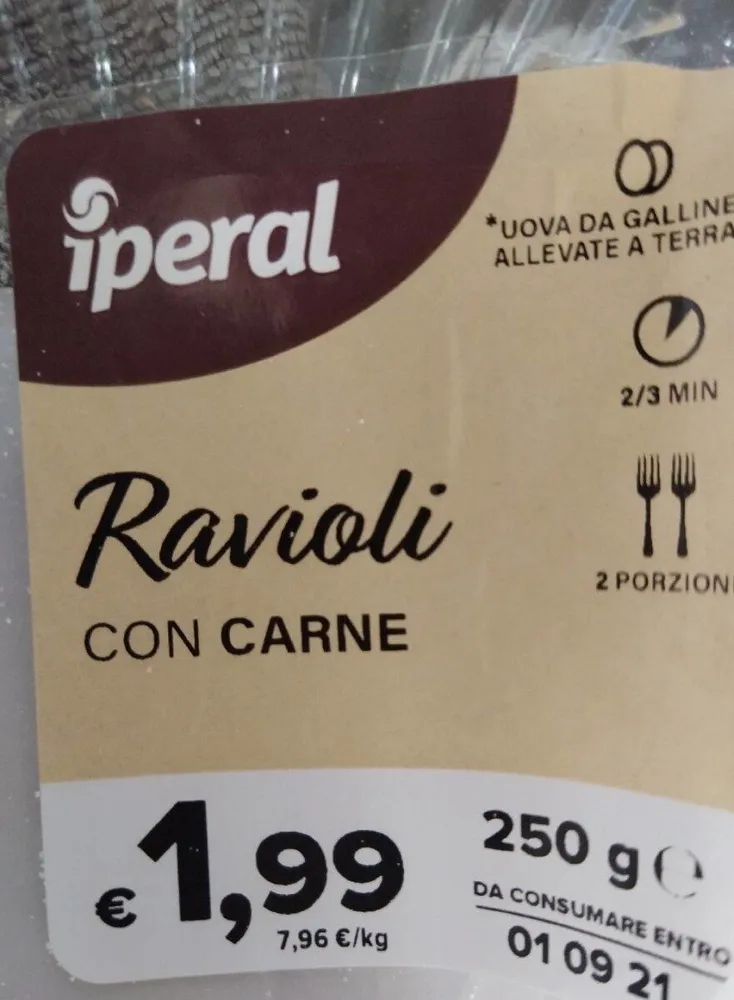 Ravioli con carne