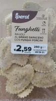 Funghetti ravioli al grano saraceno con funghi porcini