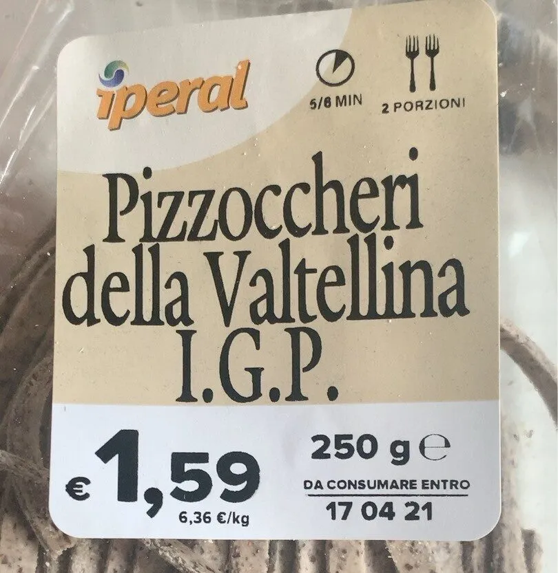 Pizzoccheri della Valtellina IGP