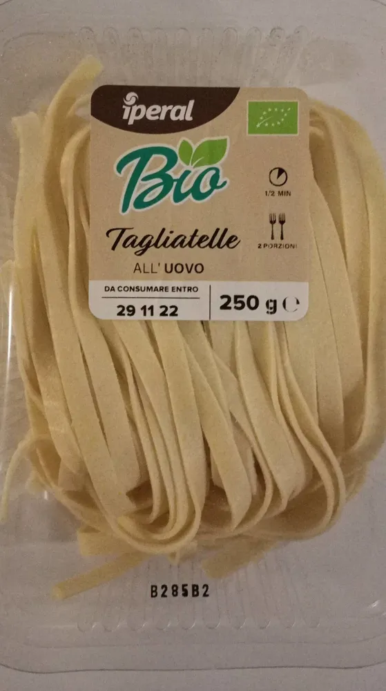 Bio tagliatelle all'uovo