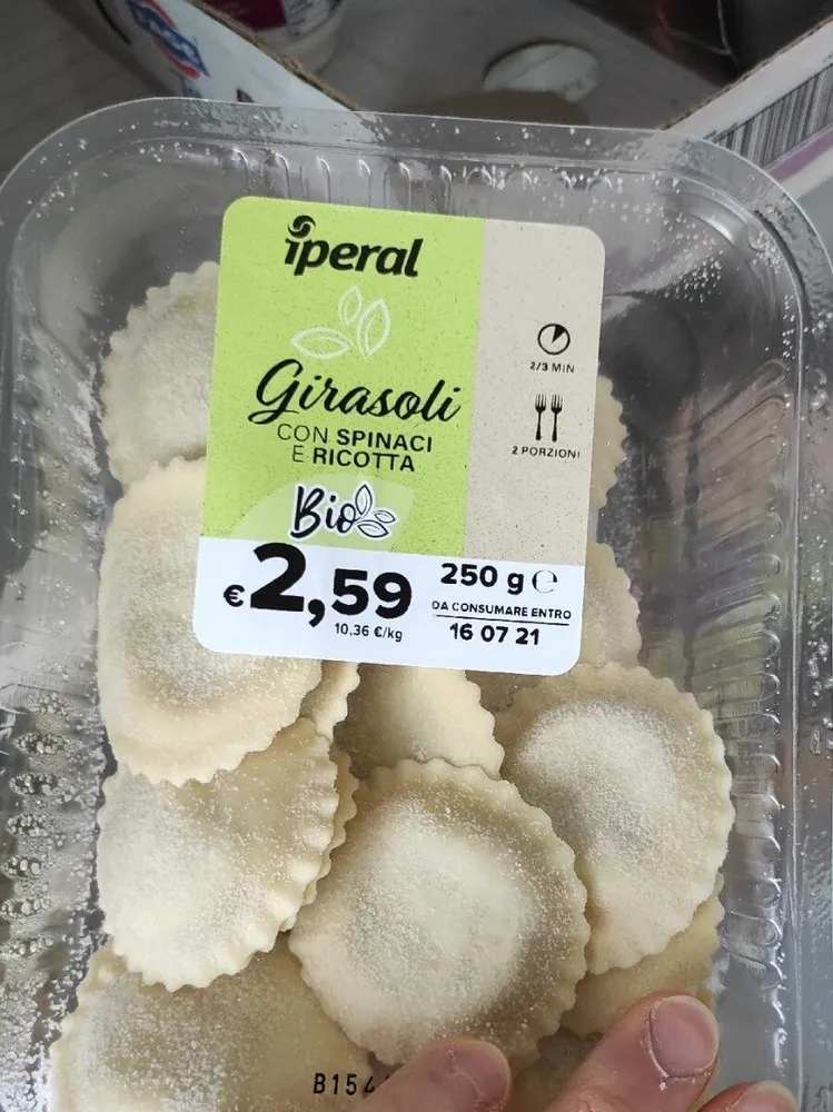 Girasoli con ricotta e spinaci
