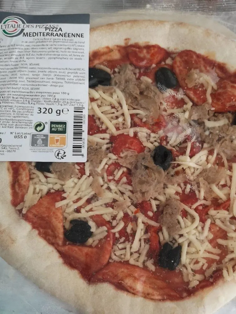 Pizza méditerranéenne