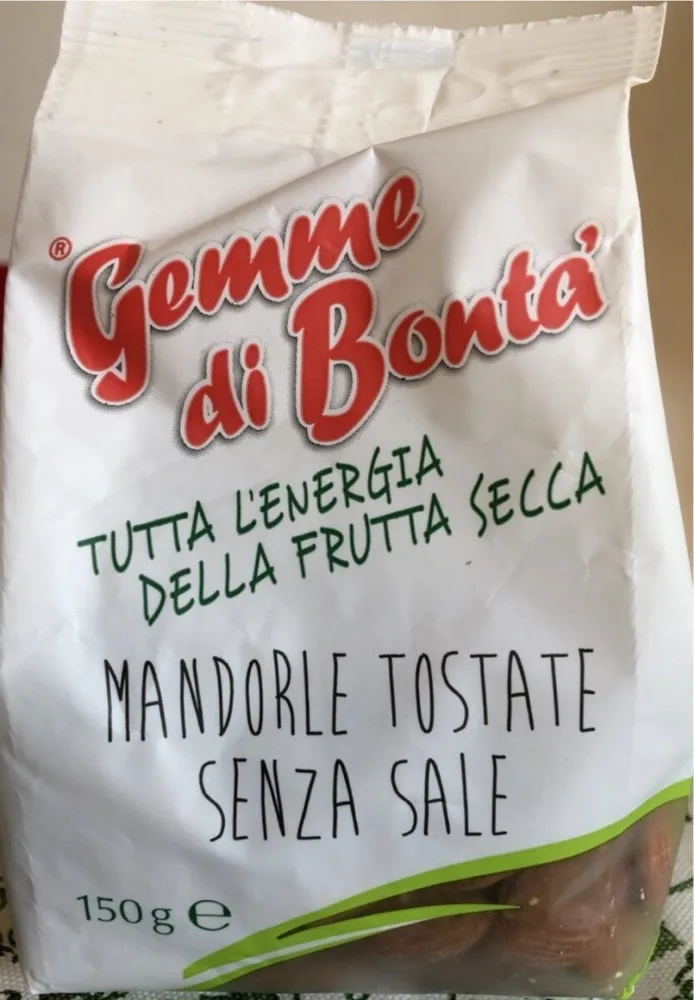 Mandorle tostate senza sale