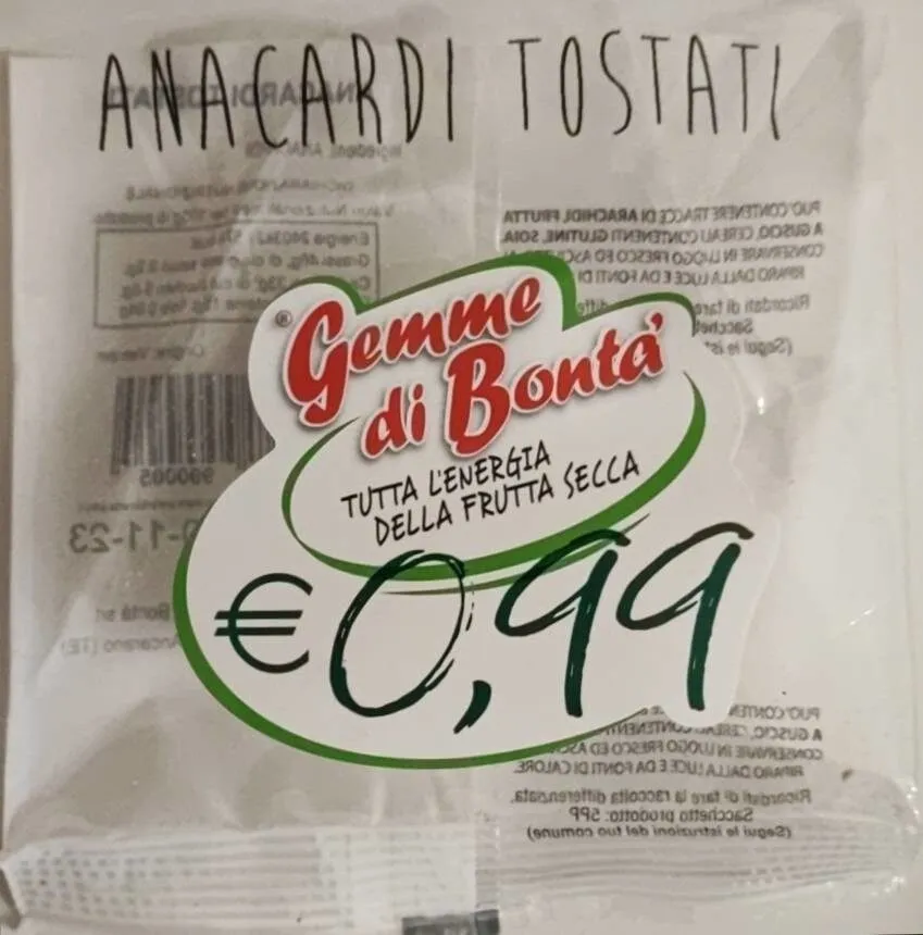 Anacardi tostati
