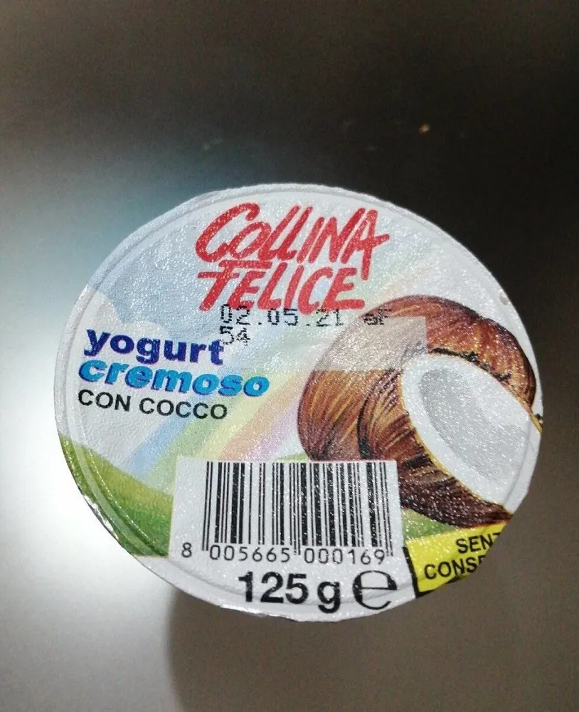 Collina Felice (yogurt cremoso con cocco)