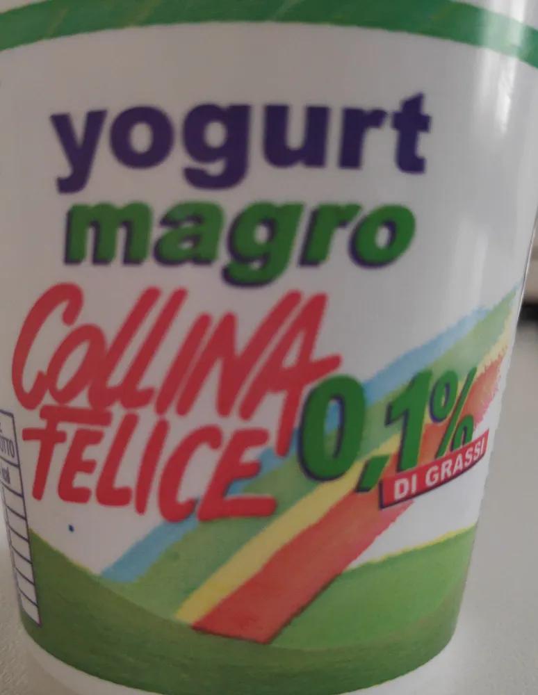 yogurt magro con fragoline