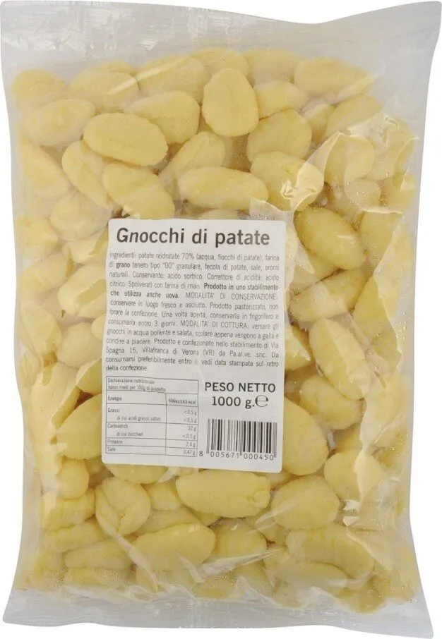 Gnocchi di patate tawe away