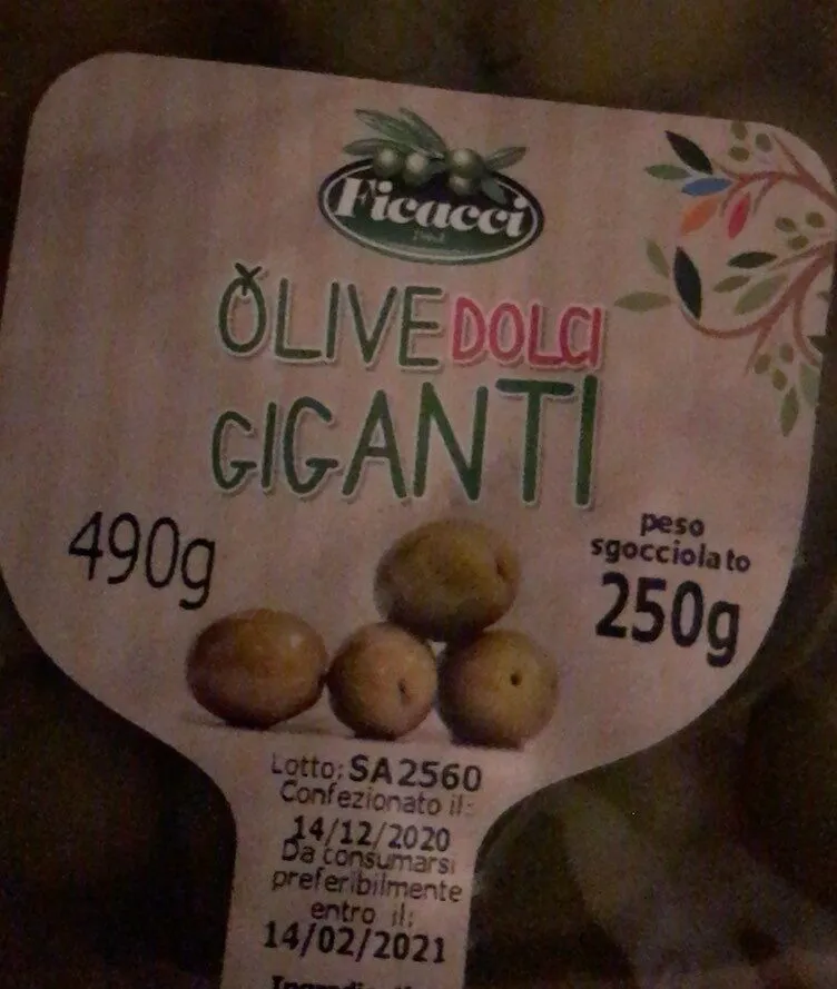 Olive dolci giganti