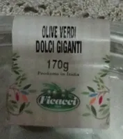 Olive verdi dolci giganti