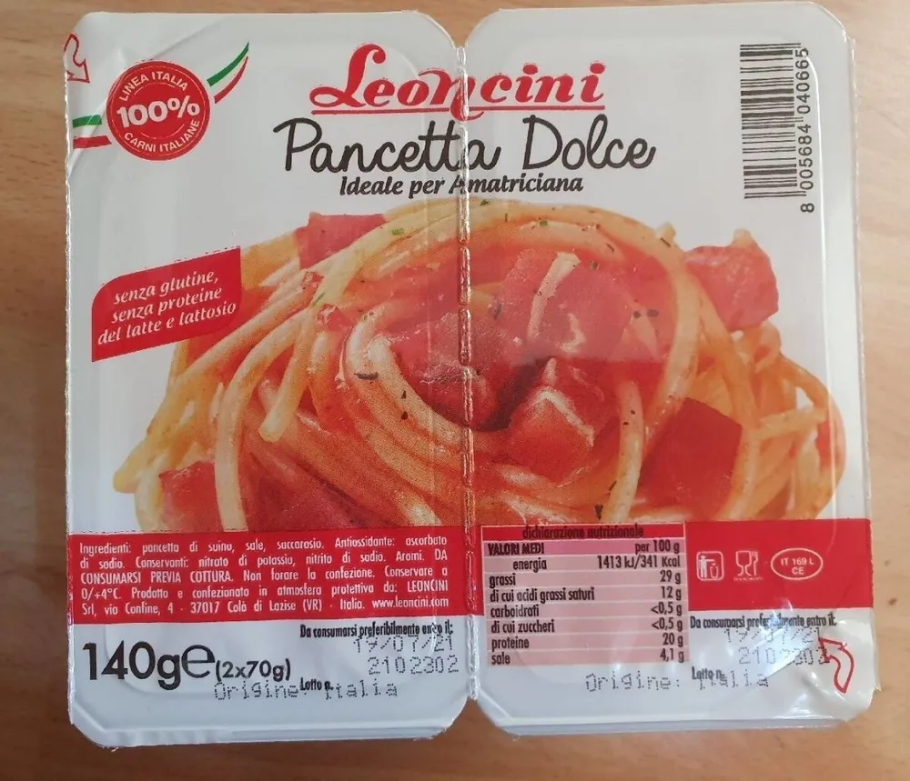Pancetta dolce