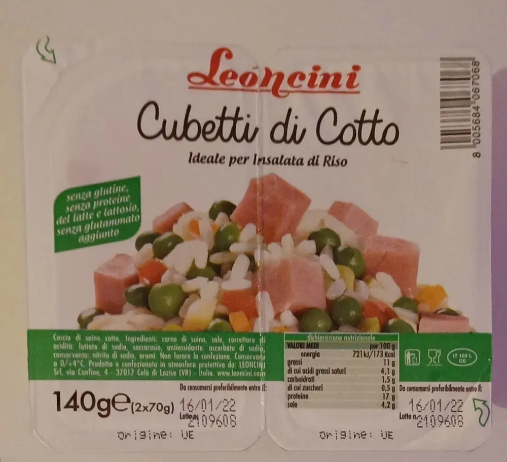 Cubetti di cotto