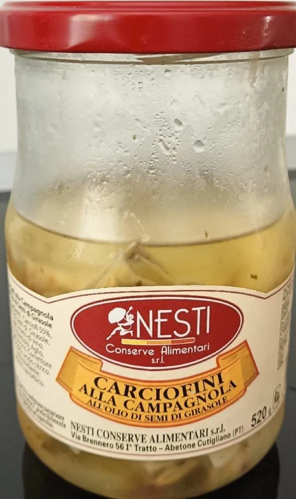 Carciofini alla campagnola all'olio di semi di girasole