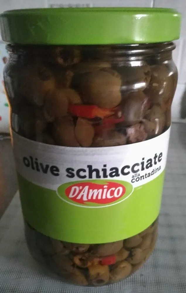 Olive schiacciate alla contadina