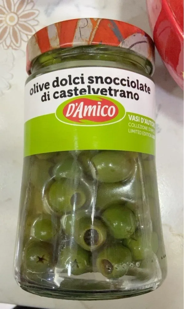 Olive dolci  snocciolate