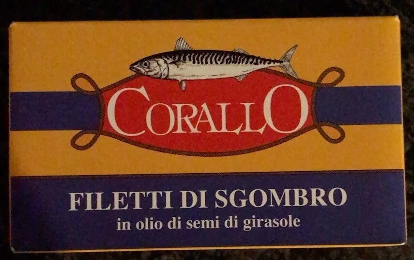 Filetti di sgombro in olio di semi di girasole