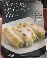 cannelloni con ricotta e spinaci