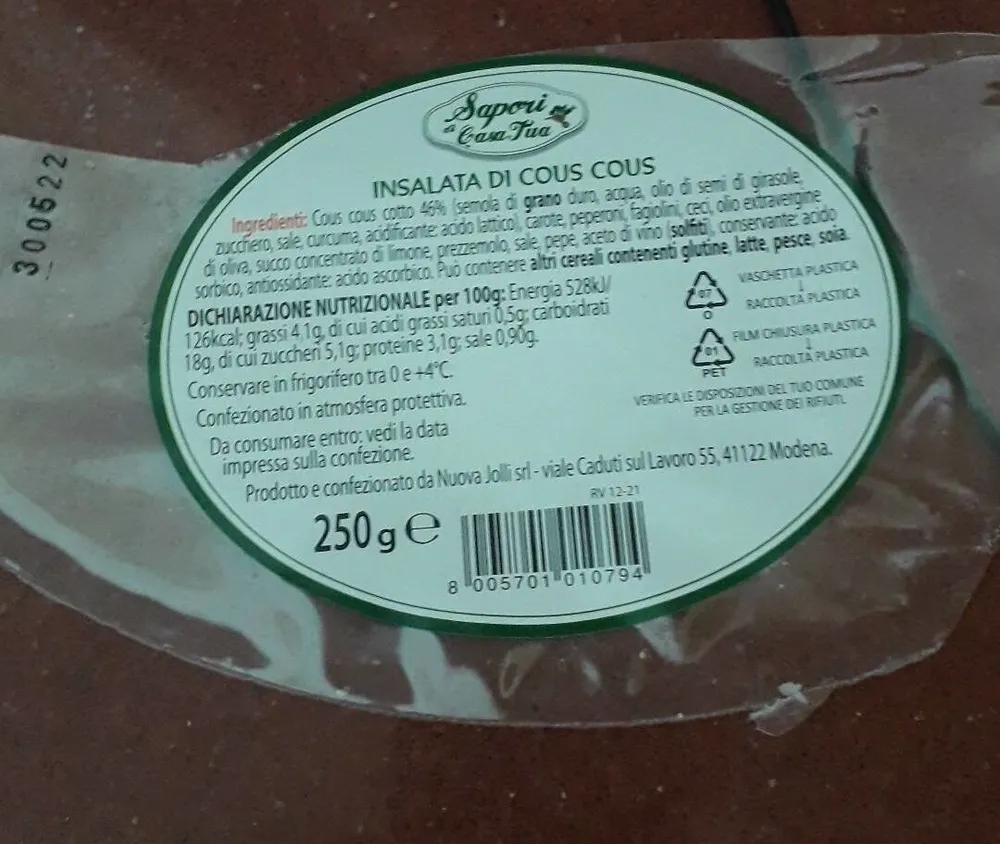 Insalata di cous cous