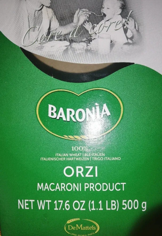 Orzi macaroni product