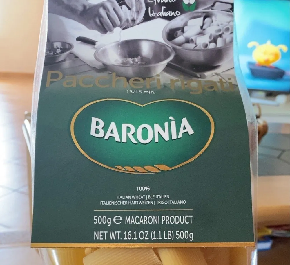 Paccheri rigati