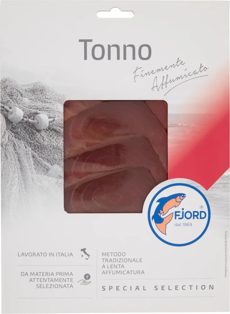 Tonno finemente affumicato