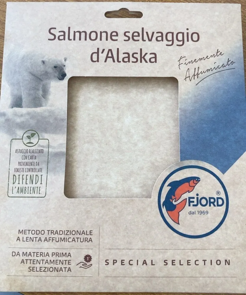 Salmone rosso affumicato