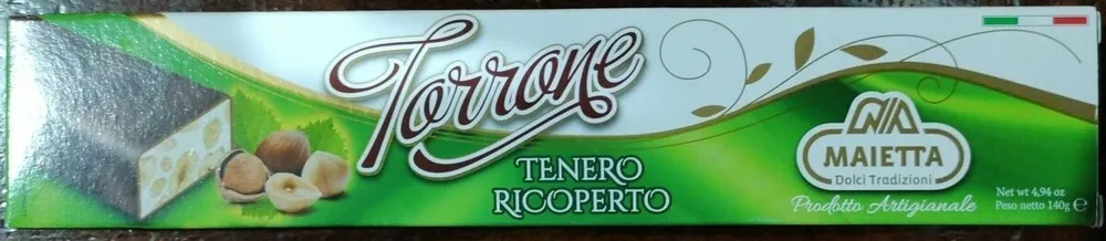 Torrone tenero ricoperto