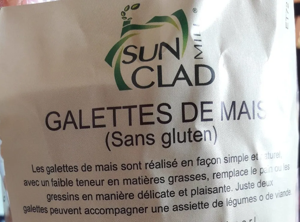 Galette de mais sans gluten