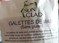 Galette de mais sans gluten