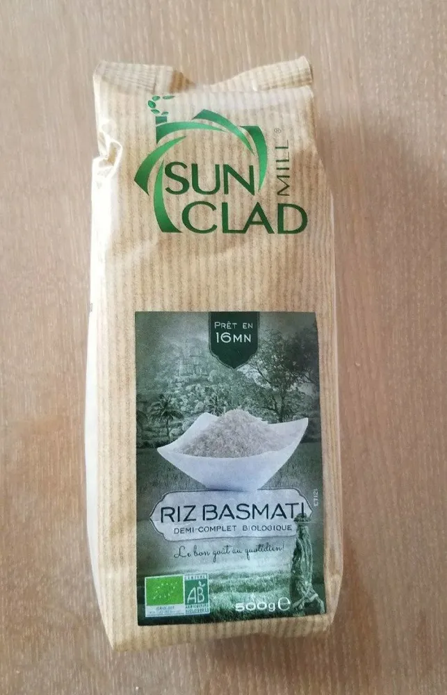 Riz Basmati Demi-complet biologique