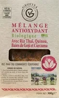 Mélange riz et quinoa bio baies de goji curcuma Geovita