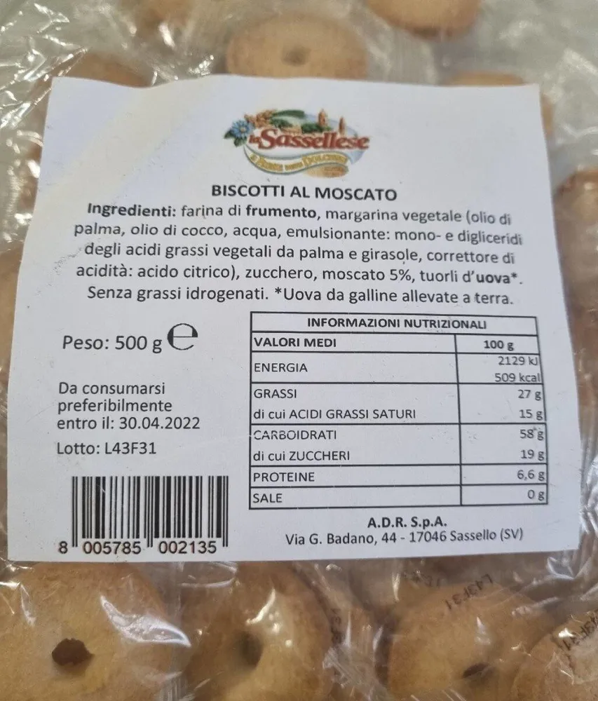 Biscotti al moscato