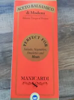 Aceto Balsamico 10 Anni Manicardi 250 ML.