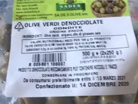 Olive verdi denocciolate